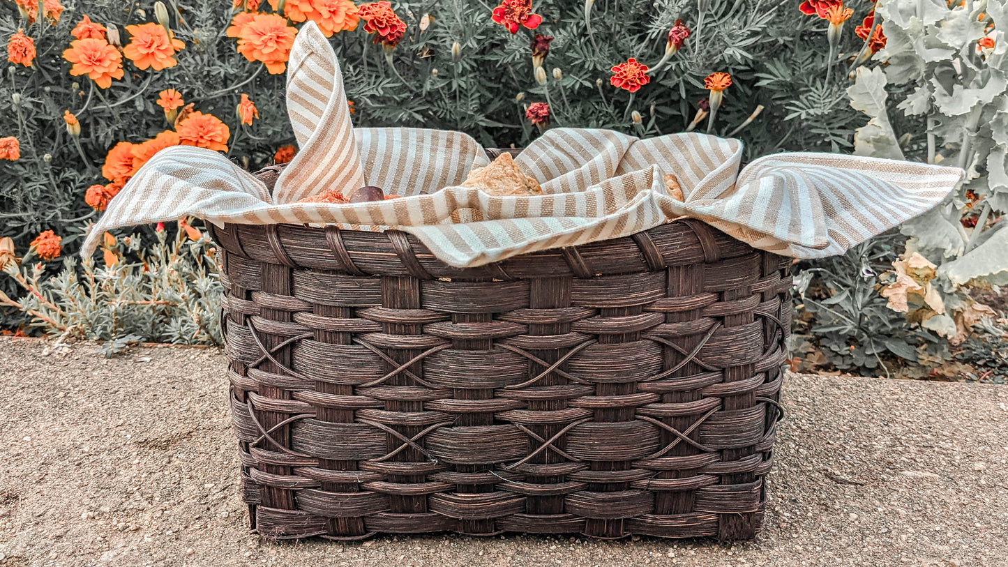 VIDEO Course - Cross-Stitch Napkin Basket