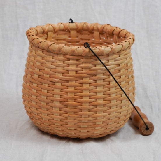Bean Pot Basket with Metal Swing handle