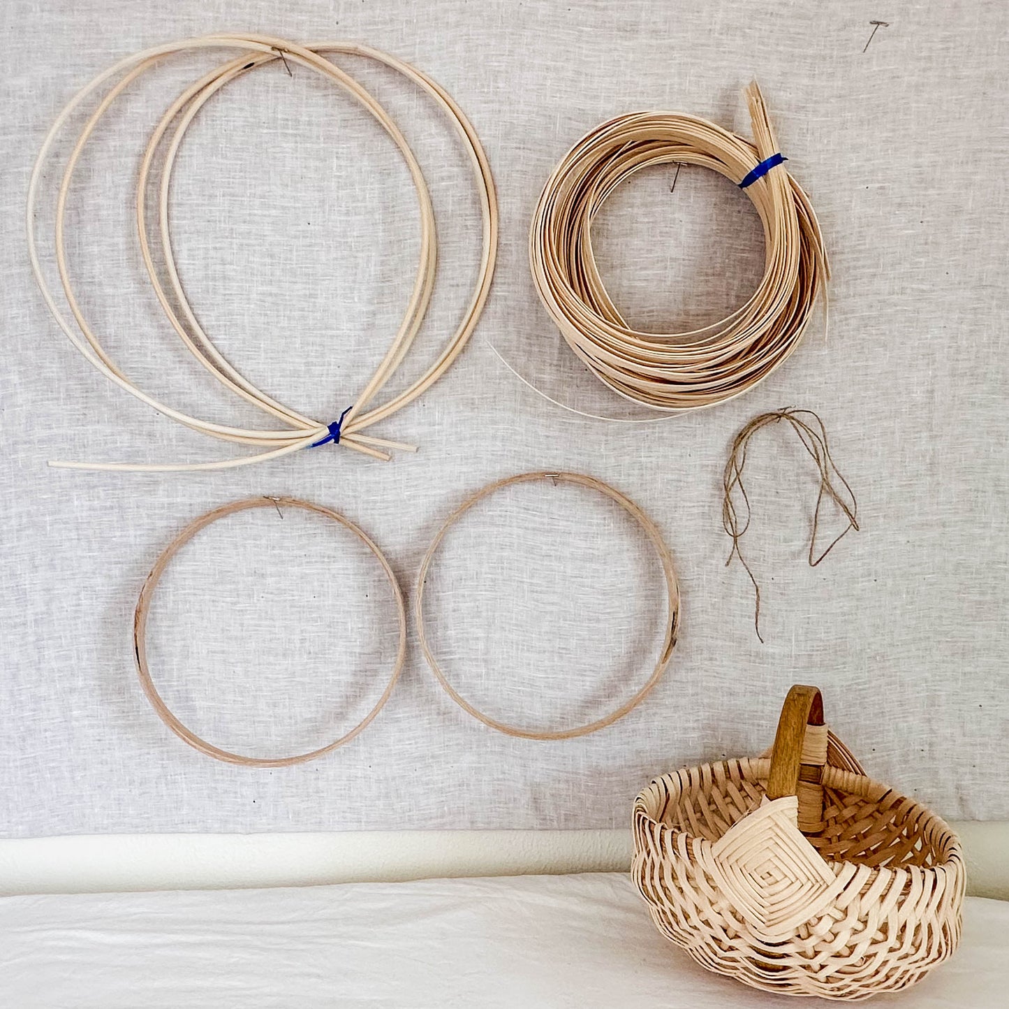Small Melon Basket Weaving Kit - Textile Indie