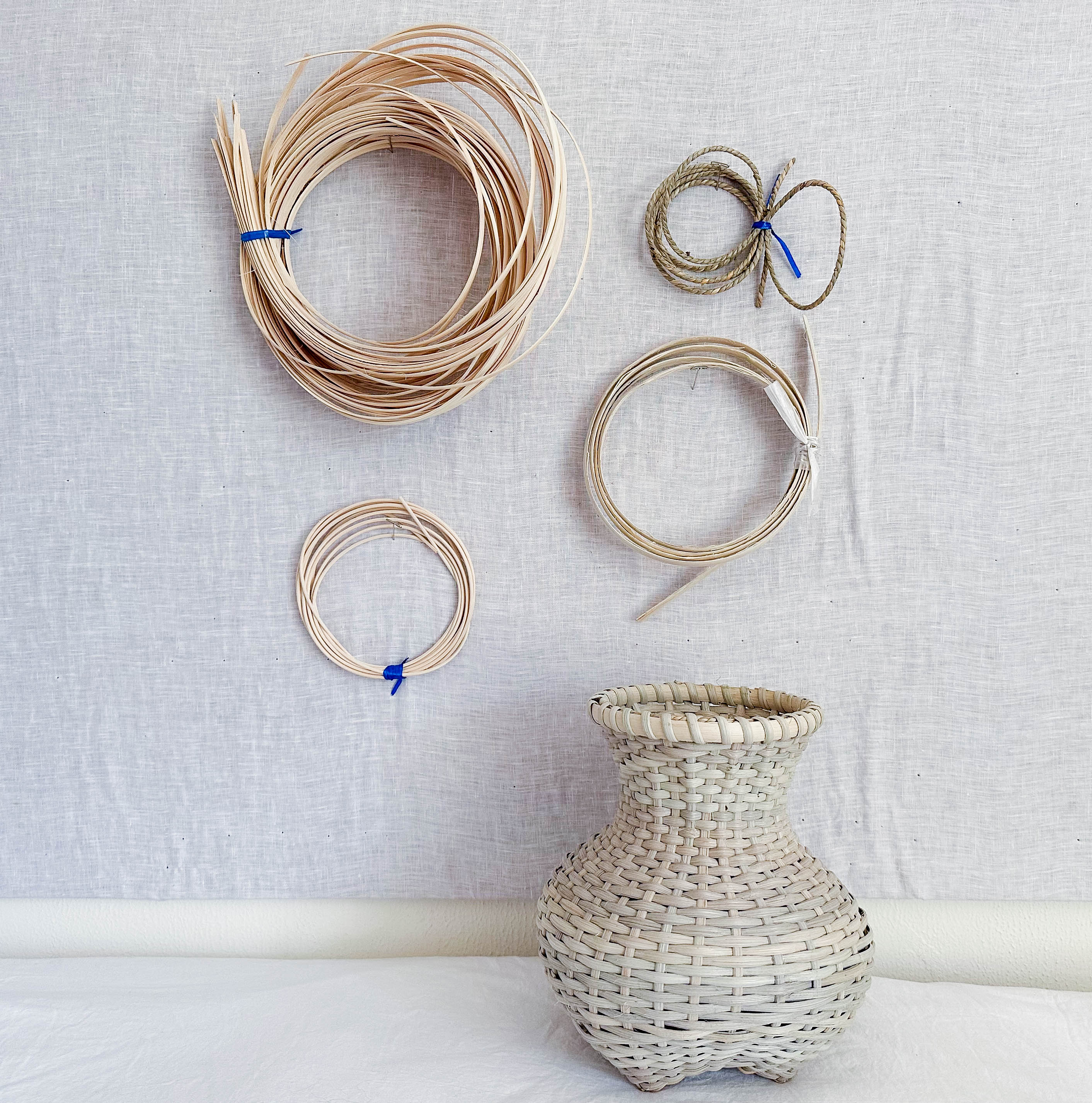 Hanging Flower Vase Basket Weaving Kit With Basic Instructions Basket  Weaving Basket Weaving Supplies Beginner Basket Weaving Kit 