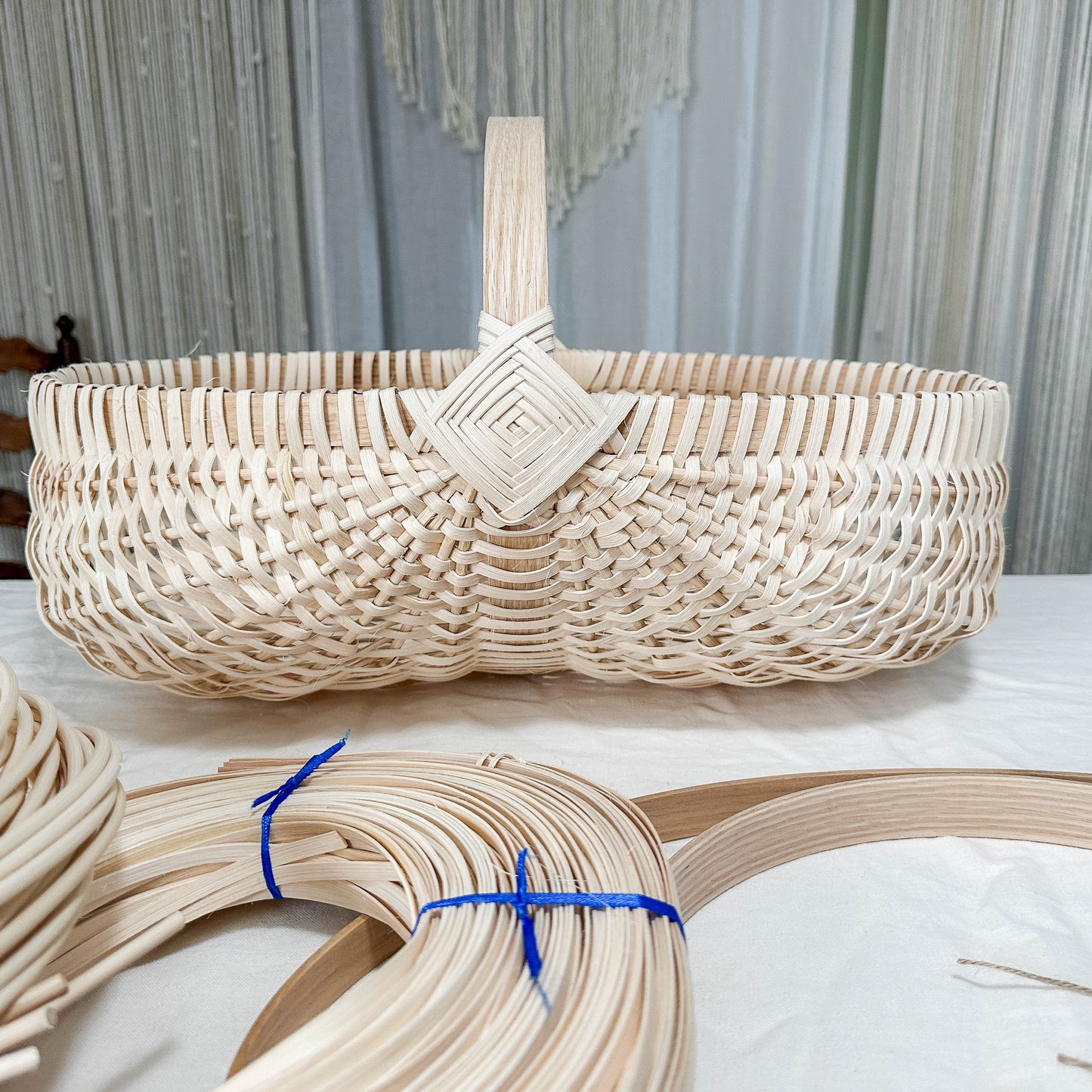 Large Melon Basket - Basket Weaving Pattern (PDF)