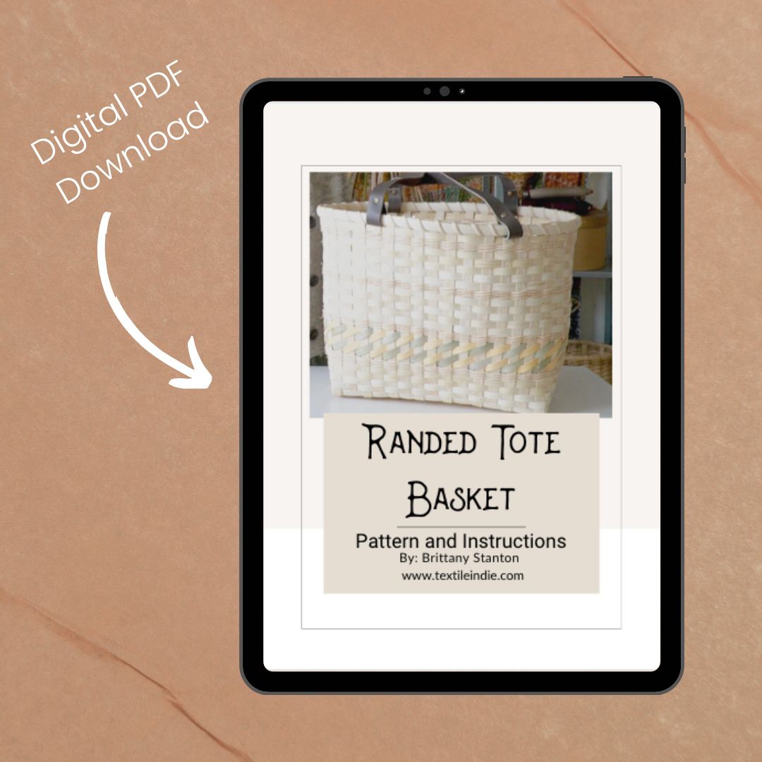 Randed Tote Basket Pattern and Instruction Manual