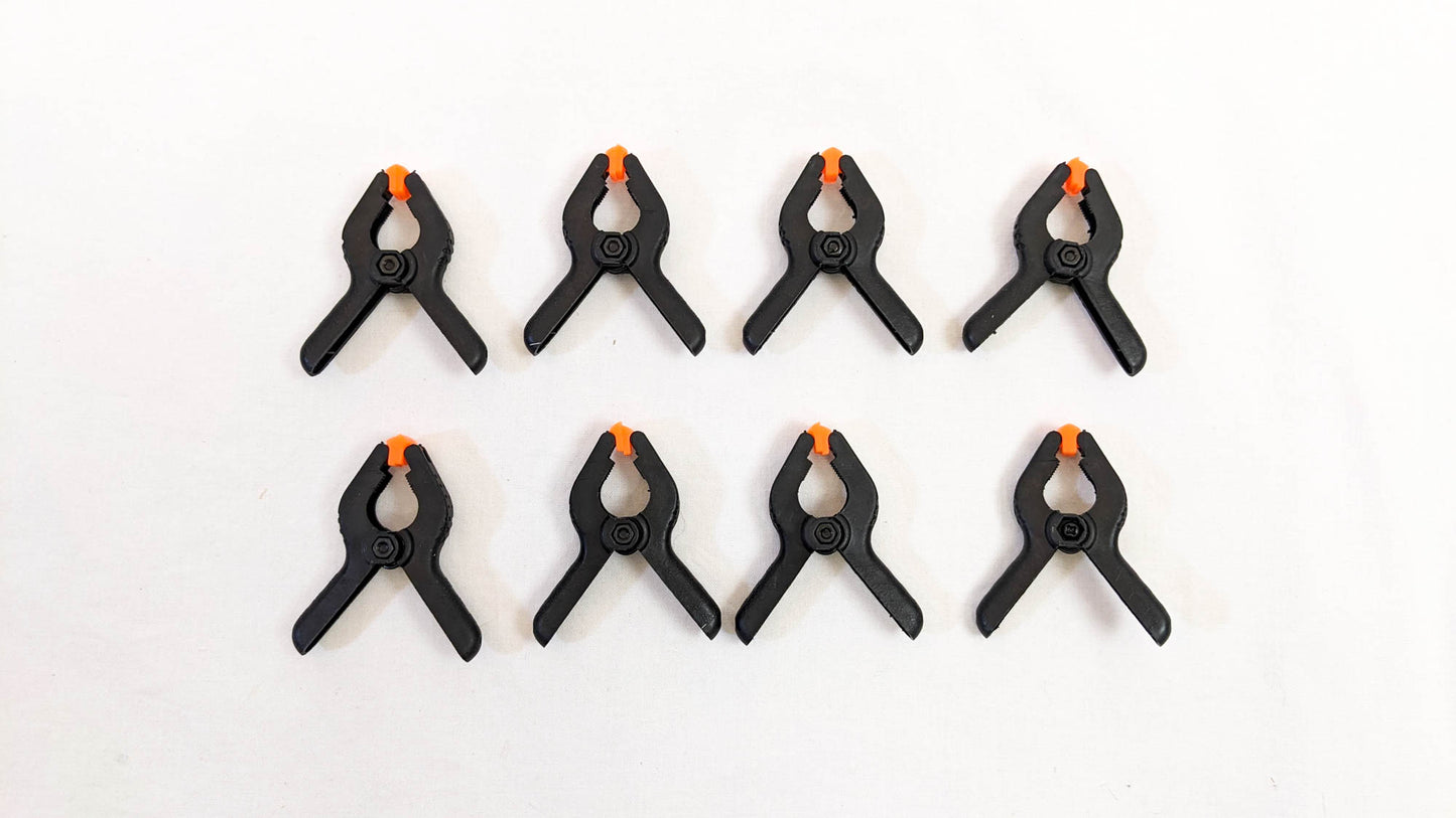 Plastic Clamps 2-inch set of 4 - Textile Indie