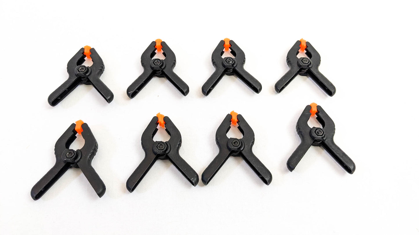 Plastic Clamps 2-inch set of 4 - Textile Indie
