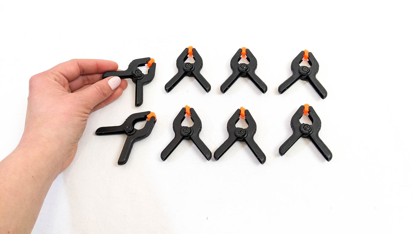 Plastic Clamps 2-inch set of 4 - Textile Indie
