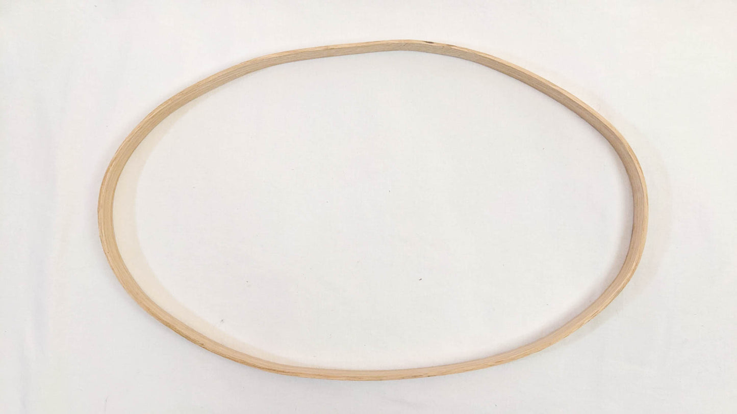 Oval Hoop: 12" x 20"