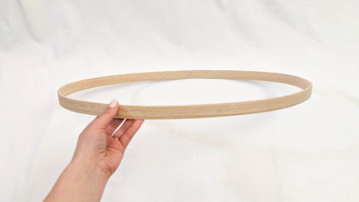 Oval Hoop: 12" x 20"