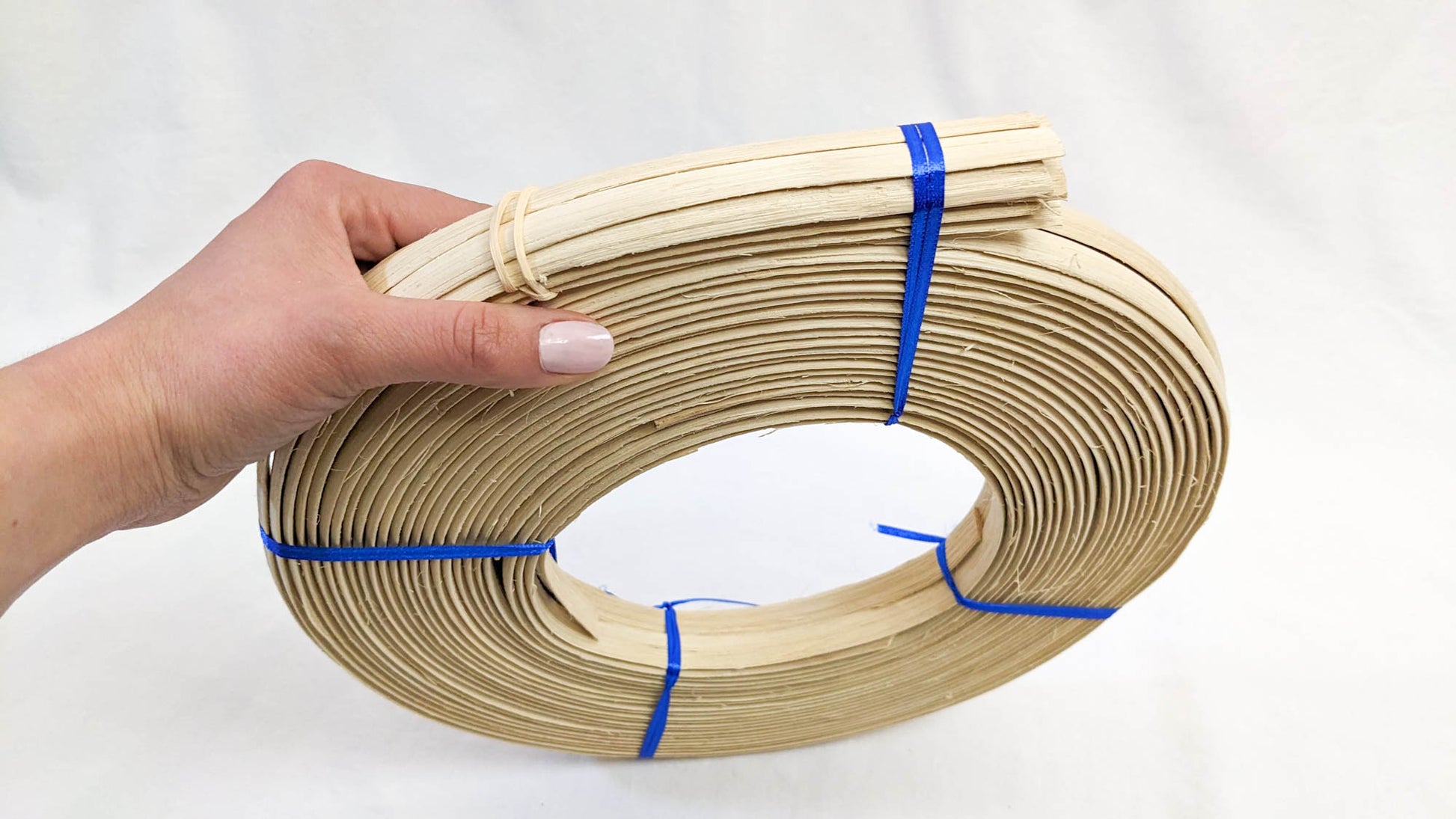 5/8" Flat-Oval Reed - 1 Pound Coil - Textile Indie