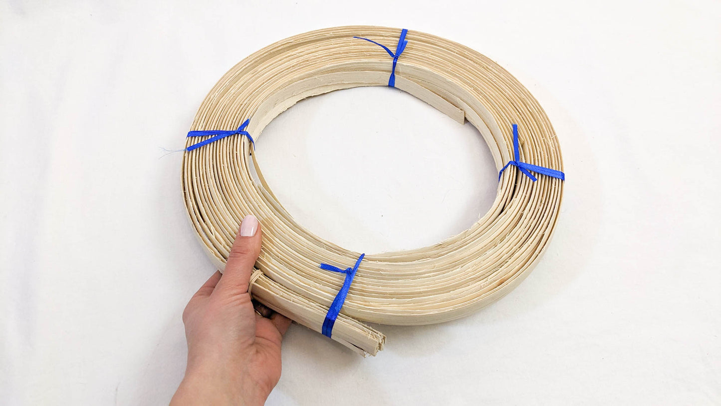 Flat-oval reed 1/2" - 1 Pound Coil - Textile Indie