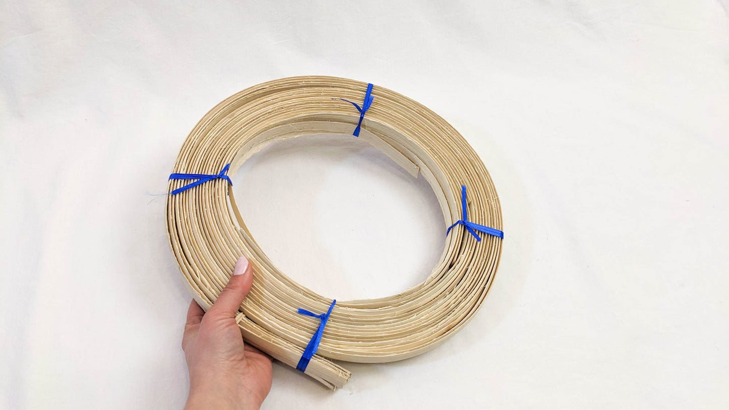Flat-oval reed 1/2" - 1 Pound Coil - Textile Indie