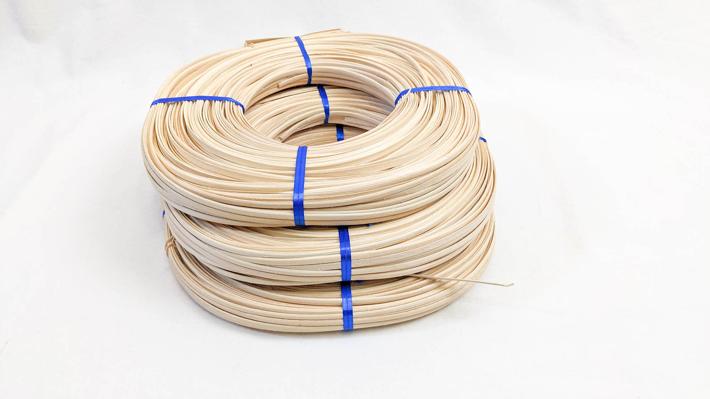 Flat-oval reed 1/4" - 1 Pound Coil - Textile Indie