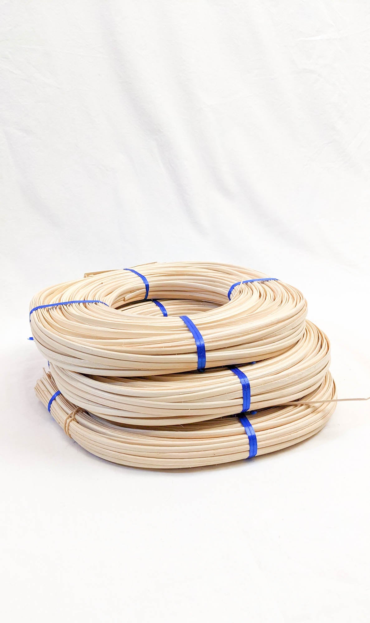 Flat-oval reed 1/4" - 1 Pound Coil - Textile Indie