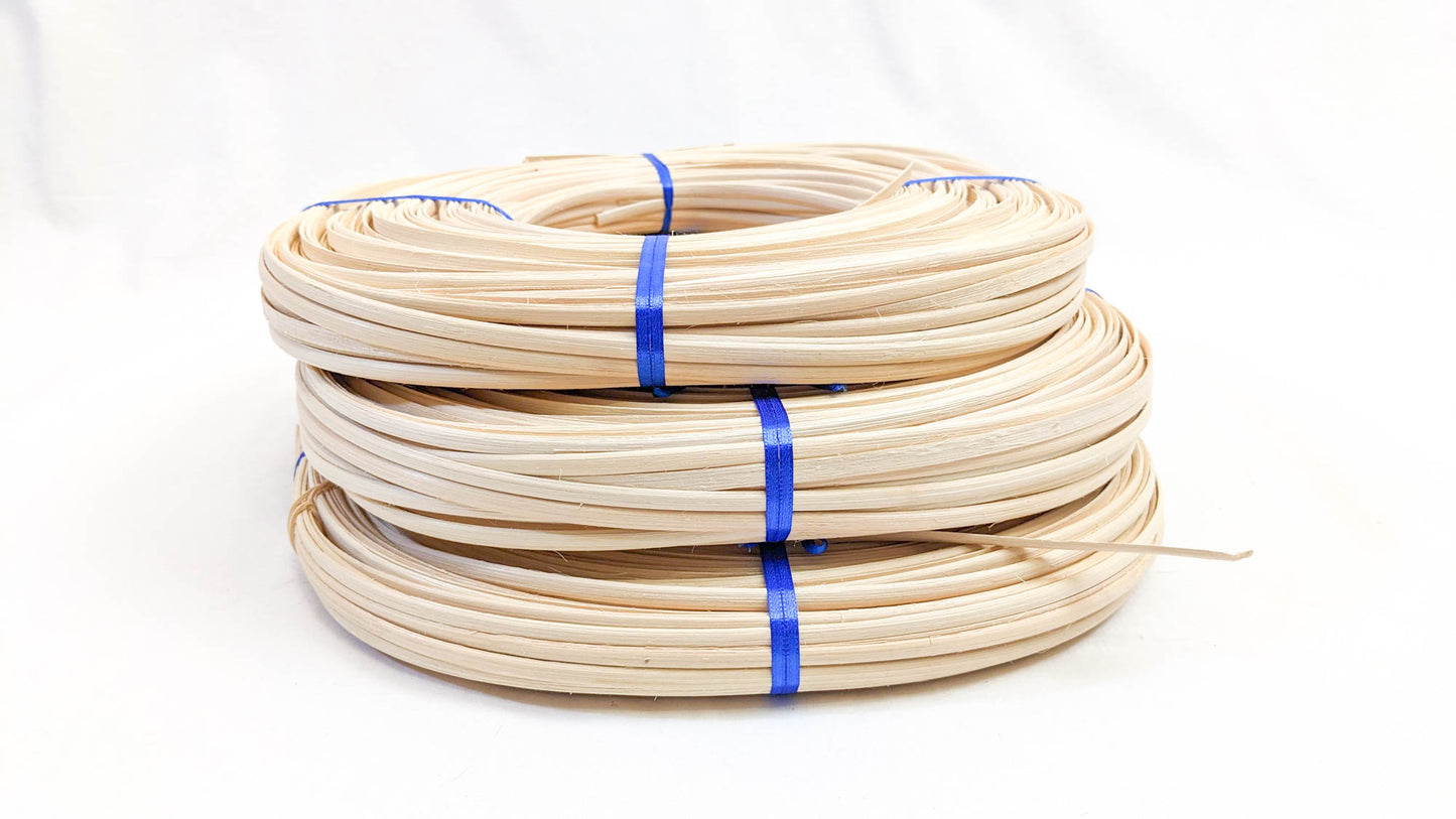 Flat-oval reed 1/4" - 1 Pound Coil - Textile Indie