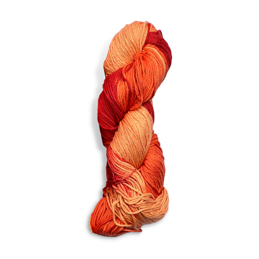 Hand Dyed Cotton Yarn Multi-Colored | DK Weight 100 Grams, 200 Yards, 4 Ply - Textile Indie 