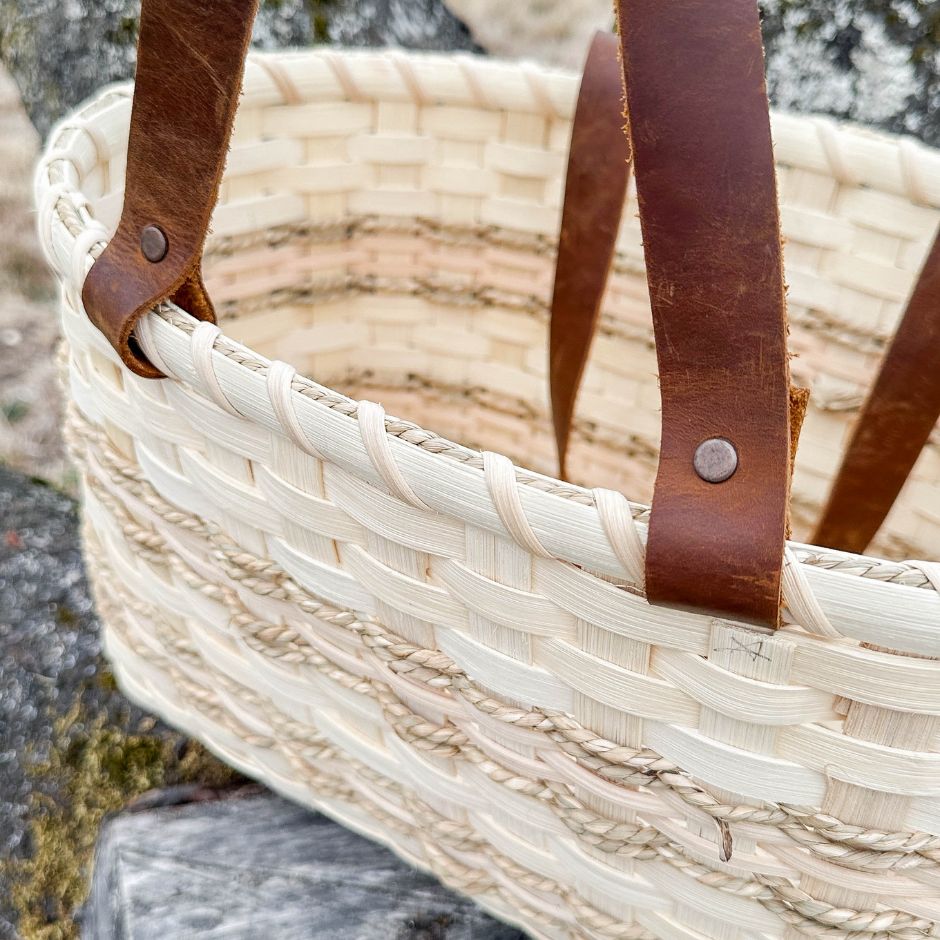 Picnic Tote - Basket Weaving Pattern (PDF)