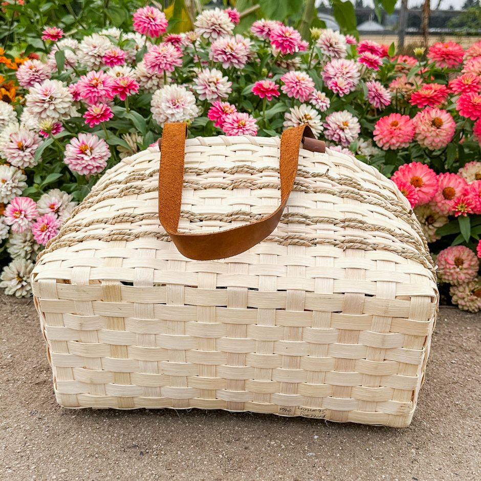 Picnic Tote - Basket Weaving Pattern (PDF)