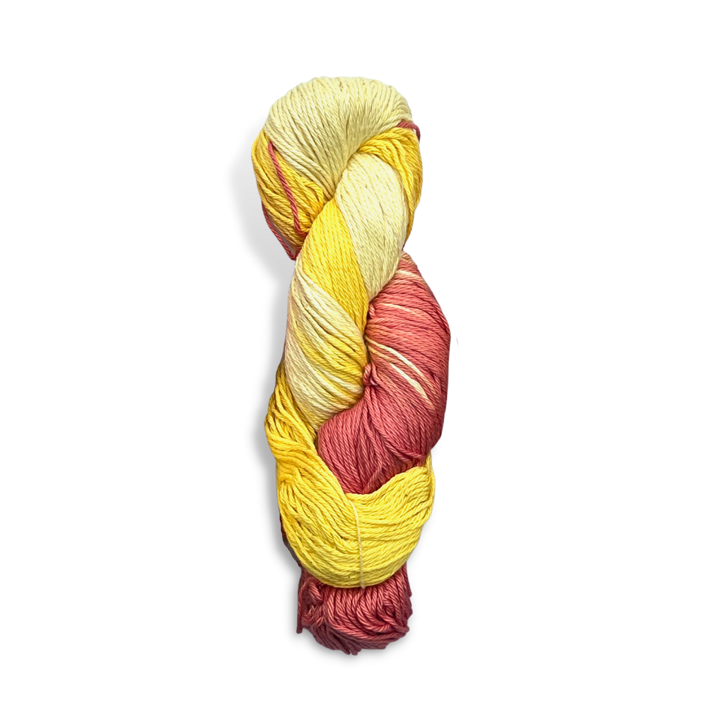 Hand Dyed Cotton Yarn Multi-Colored | DK Weight 100 Grams, 200 Yards, 4 Ply - Textile Indie 