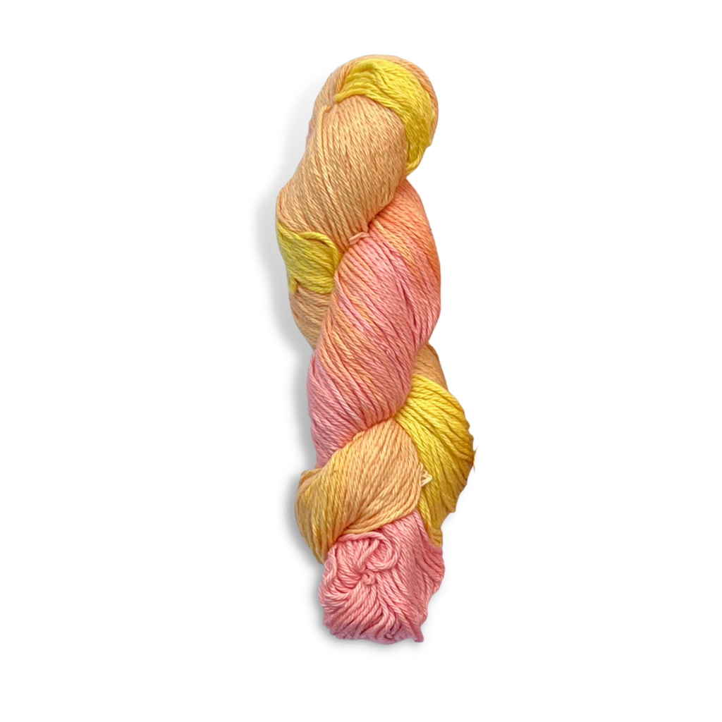 Hand Dyed Cotton Yarn Multi-Colored | DK Weight 100 Grams, 200 Yards, 4 Ply - Textile Indie 