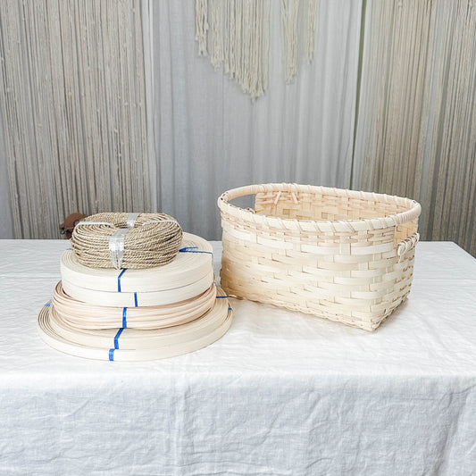 Bulk Reed Bundle: Handled Storage Basket
