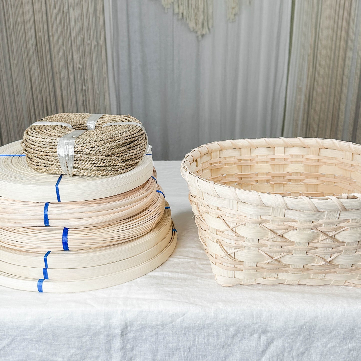 Bulk Reed Bundle: Cross-Stitch Napkin Basket