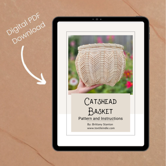Cathead Basket - Basket Weaving Pattern (PDF)