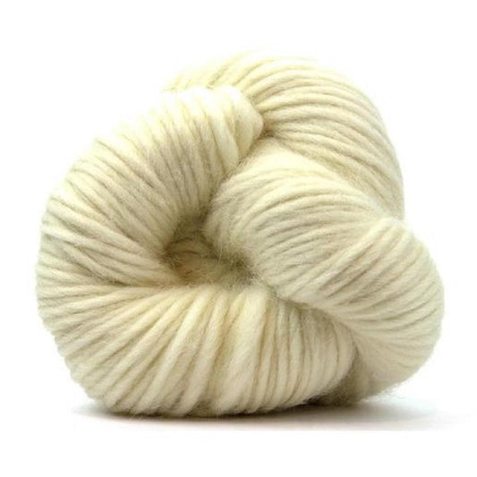 Undyed White Cheviot Super Bulky (Chunky) Weight Hank | 200 Grams, Approx 130 Yards