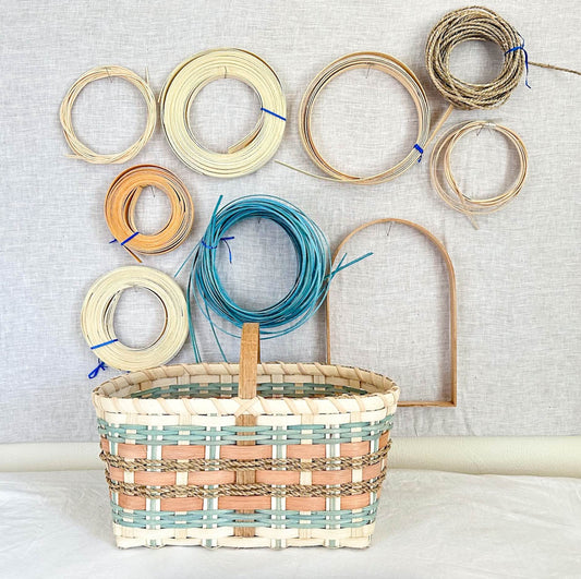 Colorful Market Basket Weaving Kit (Close Out)
