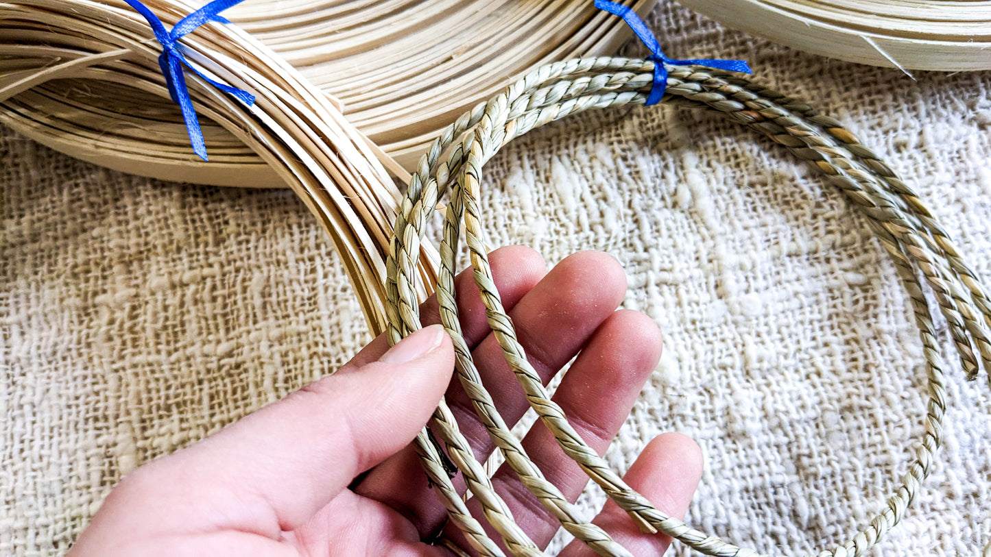 Handled Storage Basket Weaving Bundle