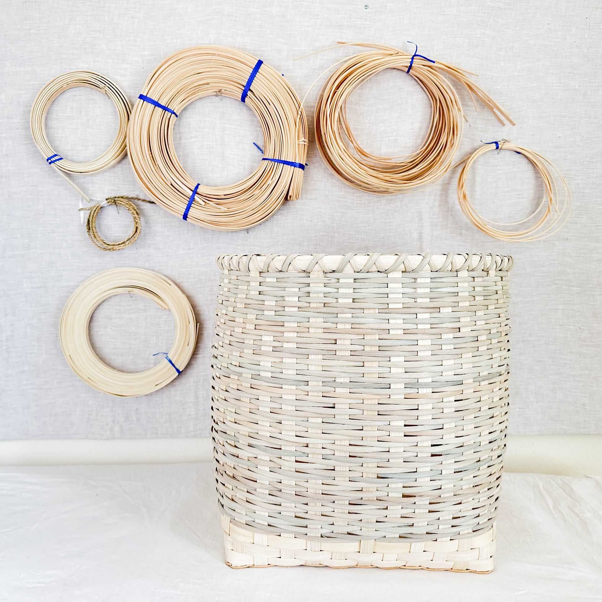 Crazy Twill Storage Basket Kit - Textile Indie 