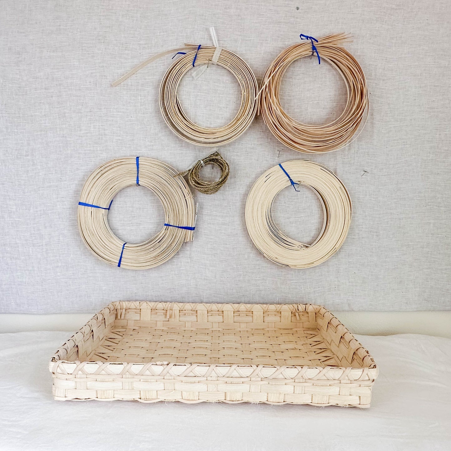 Coffee Table Tray Basket Weaving Kit