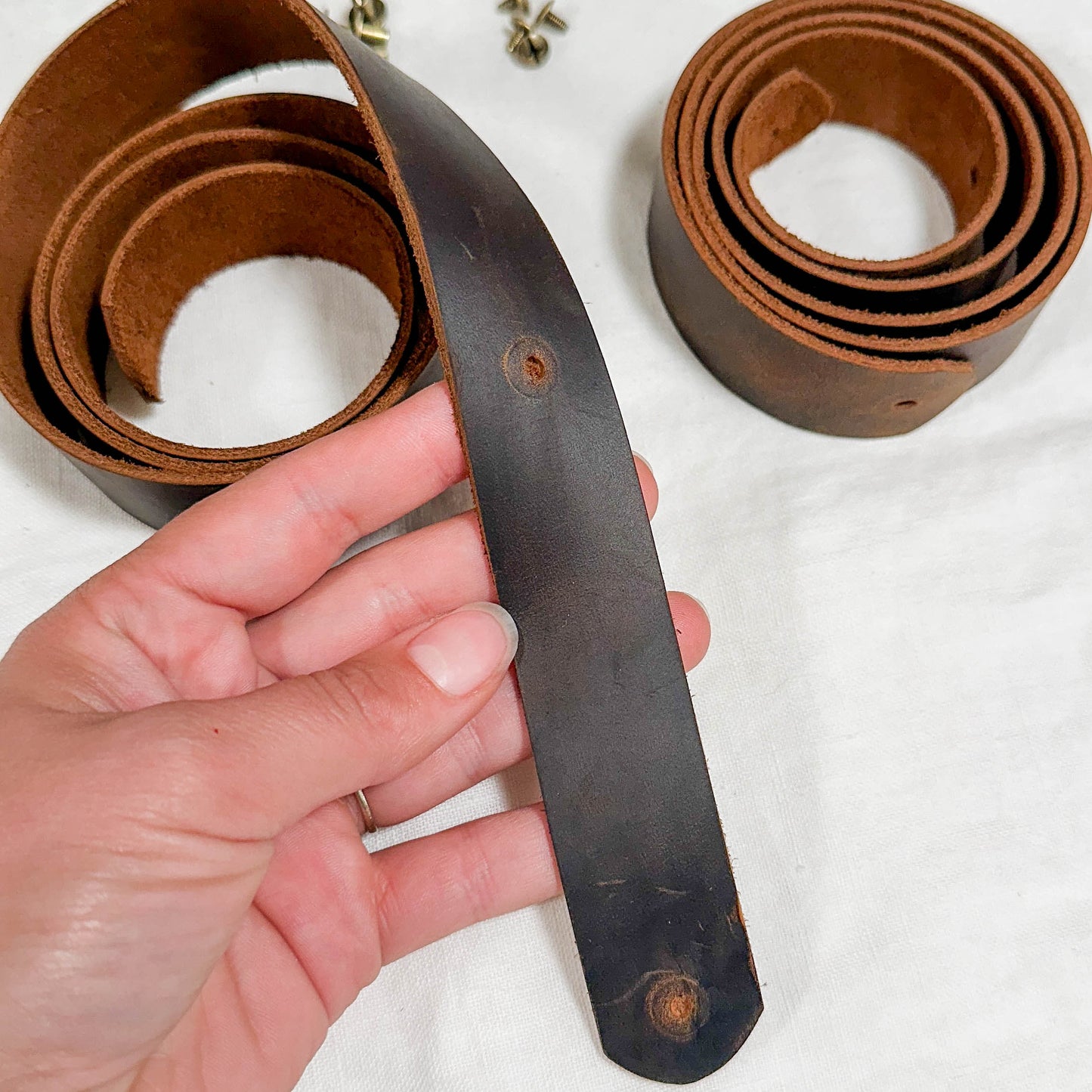 Leather Handles and Hardware