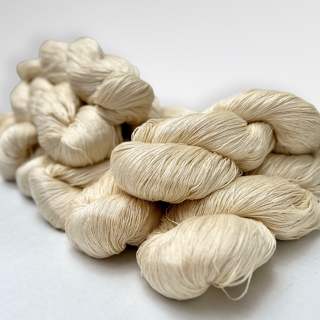 Mulberry Silk Yarn | Lace Weight 6 Ply - Textile Indie 