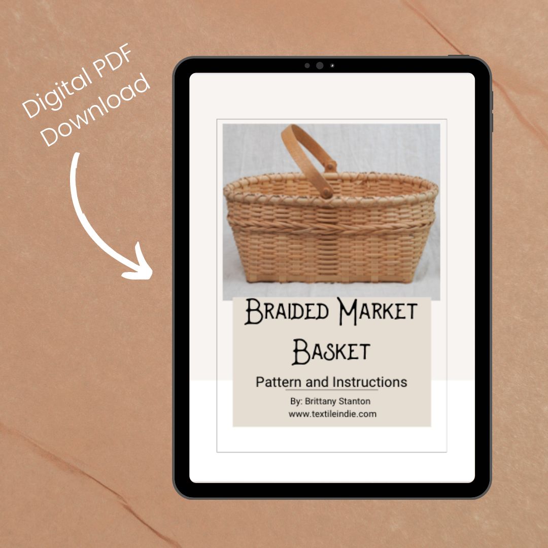 Braided Market Basket Pattern and Instruction Manual