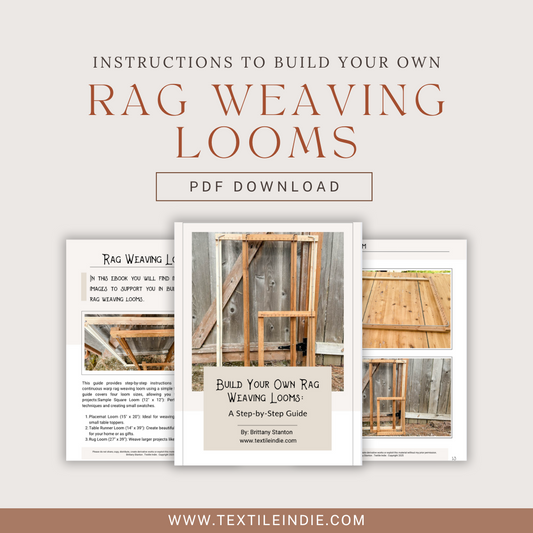 Rag Rug Loom Pattern and Instructions (PDF)