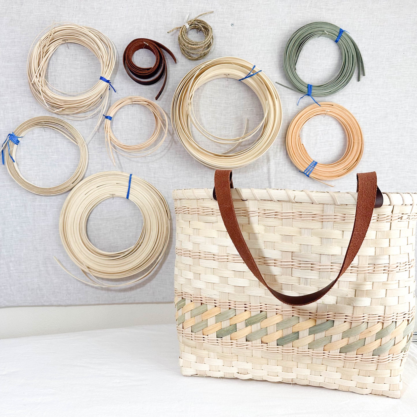 Randed Tote Basket Weaving Bundle