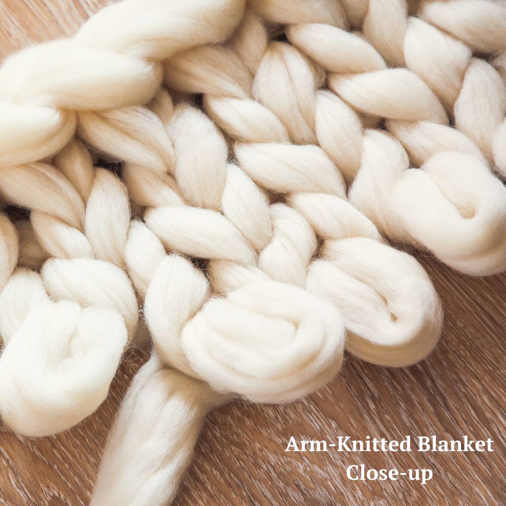 Undyed Merino Wool Roving Top - Textile Indie 