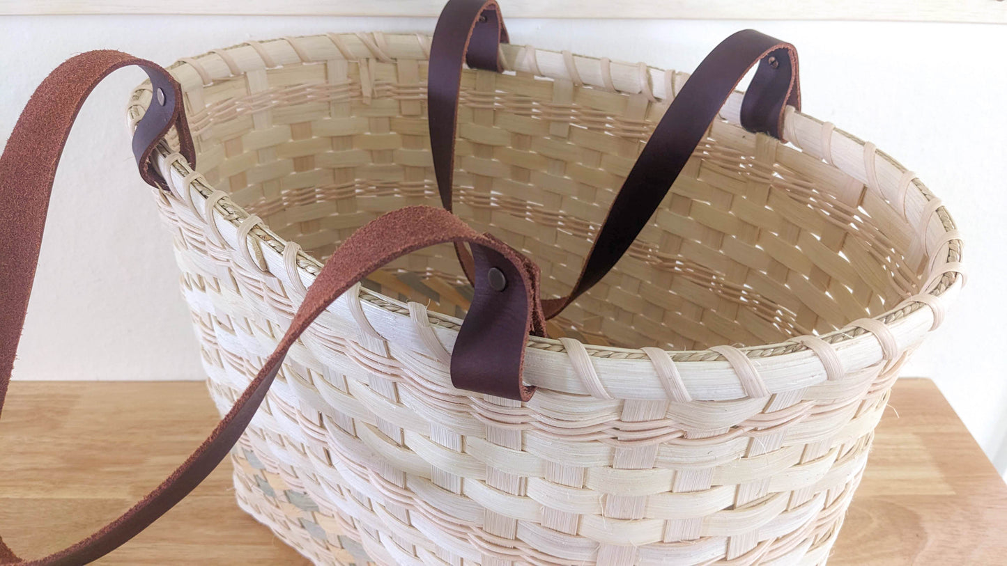 Randed Tote Basket Weaving Kit - Textile Indie 