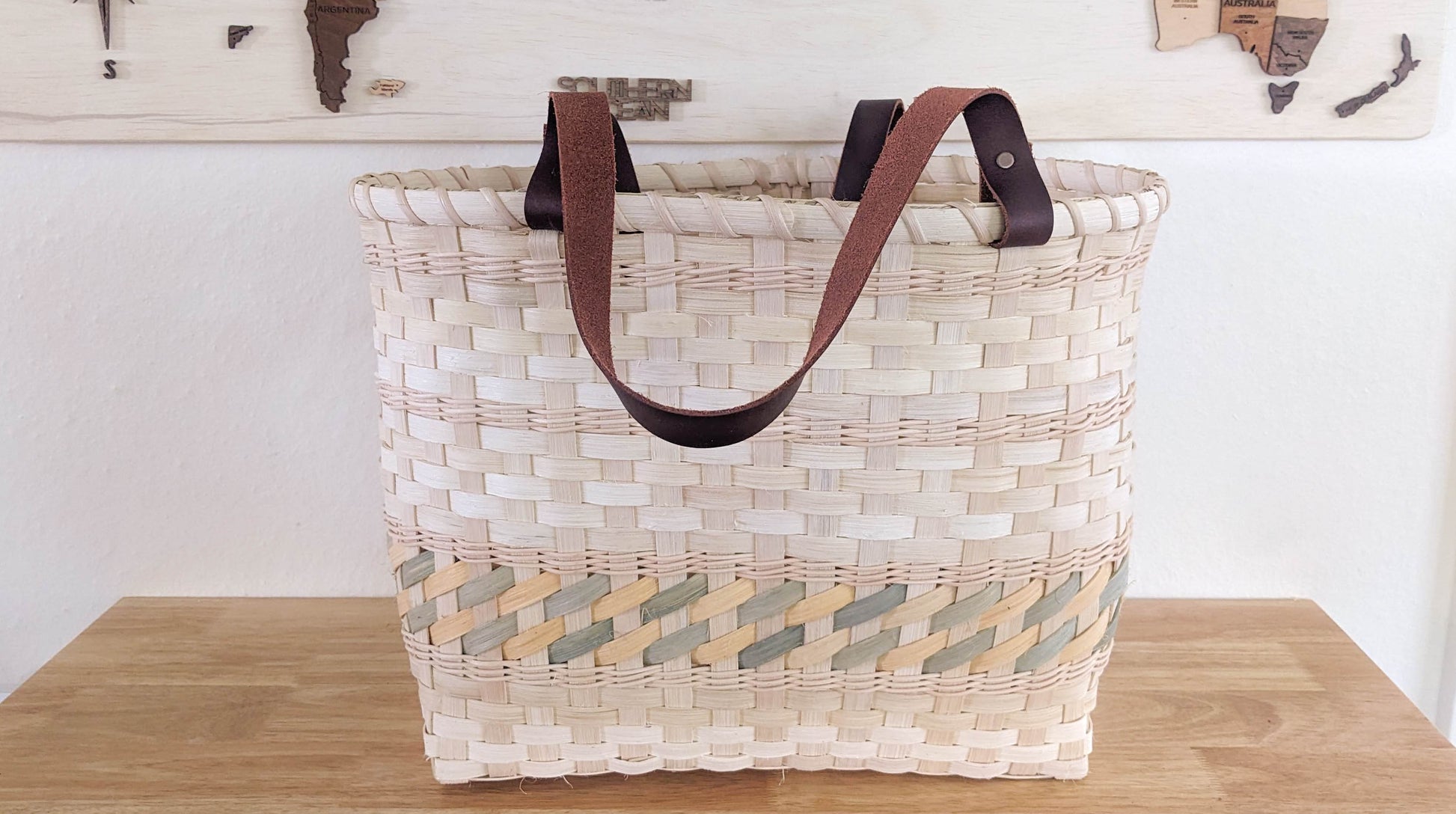 Randed Tote Basket Weaving Kit - Textile Indie 
